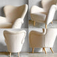 イデー IDEE ラビットラウンジ LOVE-IT LOUNGE ラウンジチェア 1pソファ ラムース生地 アイボリー ■