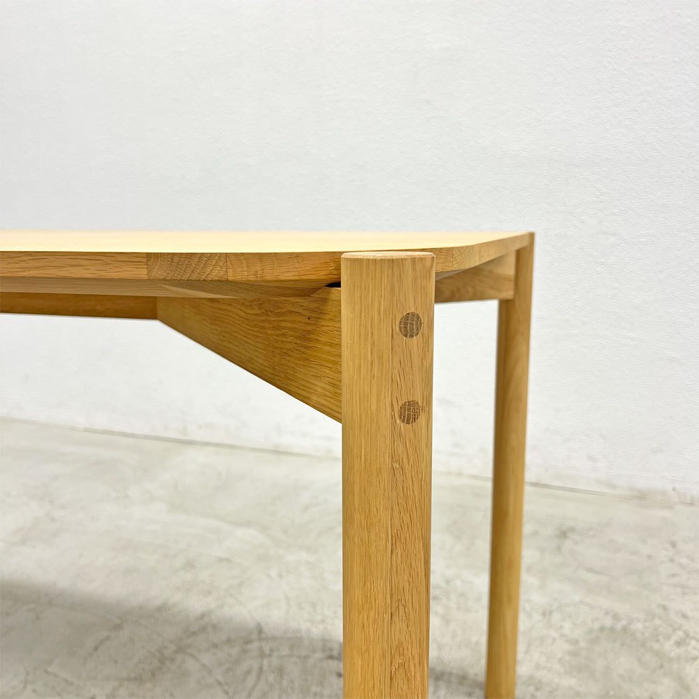 カリモクニュースタンダード Karimoku キャストール ダイニングテーブル CASTOR TABLE 150 国産ナラ材 ピュアオークカラー 定価145,200円 〓