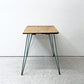 古材天板ｘ鉄脚 ビンテージテーブル LDテーブル ヘアピンレッグ 店舗什器 インダストリアルデザイン ●