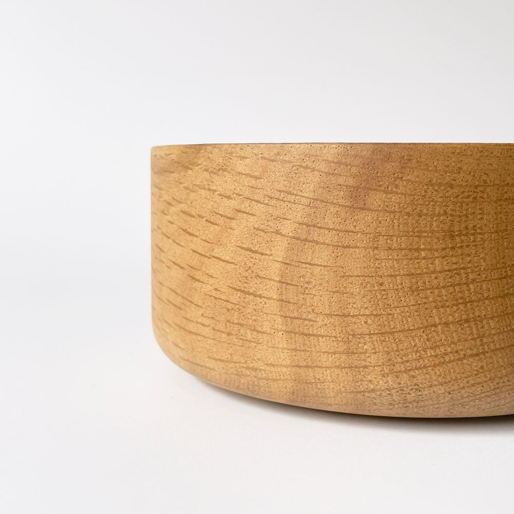 イイホシユミコ Lugn woodbowl W130×H60mm 現代作家 箱付き 美品 ★