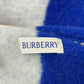 バーバリー BURBERRY EKD ニットウール クッション 馬上の騎士 ジャガード織 51×51cm ブルー フランス ●