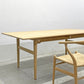 カールハンセン&サン Carl Hansen&Son CH327 ダイニングテーブル オーク材 ホワイトオイルフィニッシュ W190cm ハンス J. ウェグナー 現状品 〓