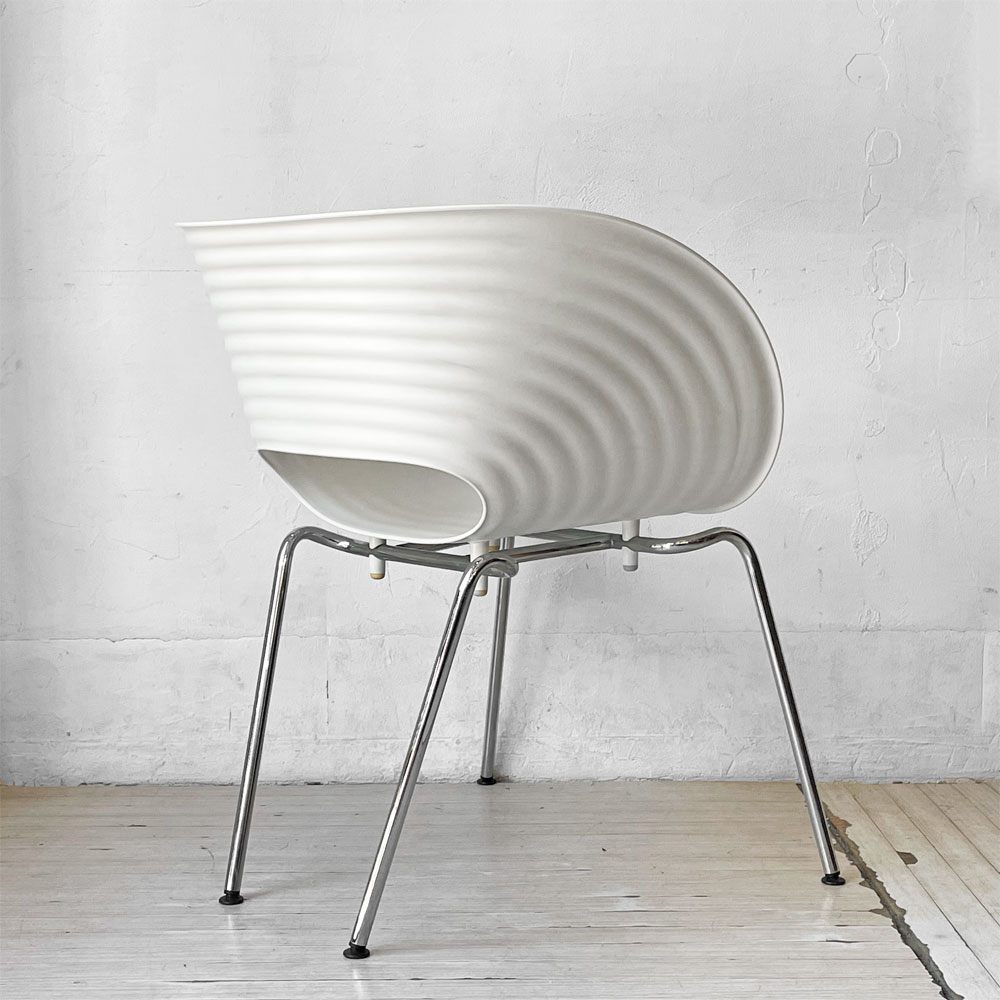 ヴィトラ vitra トムバック Tom Vac ダイニングチェア ロン・アラッド Ron Arad スタッキング ホワイト 廃番 ★