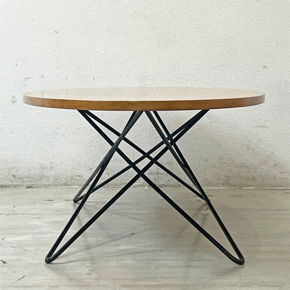 サザビー sazaby オーバルライン Oval Line コーヒーテーブル ローテーブル ミッドセンチュリーデザイン ●