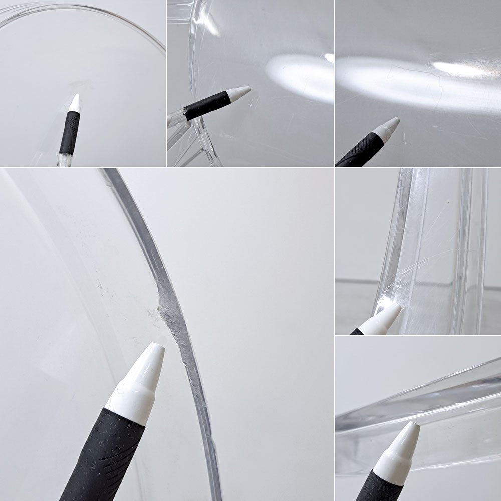 カルテル Kartell ルイゴースト LouisGhost アームチェア クリスタル スタッキング フィリップ・スタルク Philippe Starck イタリア ●