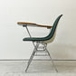 ハーマンミラー Herman Miller サイドシェルチェア セカンド 2nd ビンテージ アプホルスター スクールベース スタッキングベース 肘掛けテーブル付 イームズ ミッドセンチュリー B ●