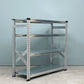 メタルシステム METALSISTEM スーパー123シリーズ スチールシェルフ 4段 4 TIER STEEL SHELF W113 D32 H107 イタリア製 ◎