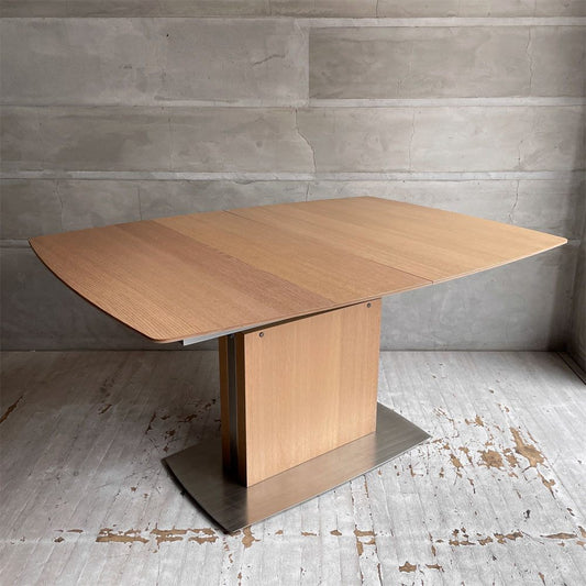 ボーコンセプト BoConcept オッカ Occa エクステンション ダイニングテーブル 伸長式 オーク材 シルバー モダンデザイン 廃番 ♪
