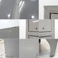 ACE UTILITIES, INC. スチールキャビネット 1ドロワー 1ドア グレー H89cm P.F.S取扱 ●