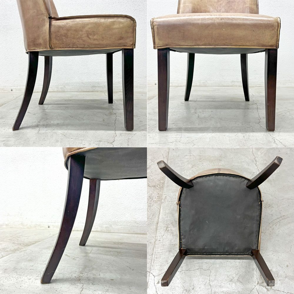 ダルトン DULTON ランディーチェア Randy Chair 本革 レザー ラウンジチェア アームチェア ビンテージスタイル A 〓