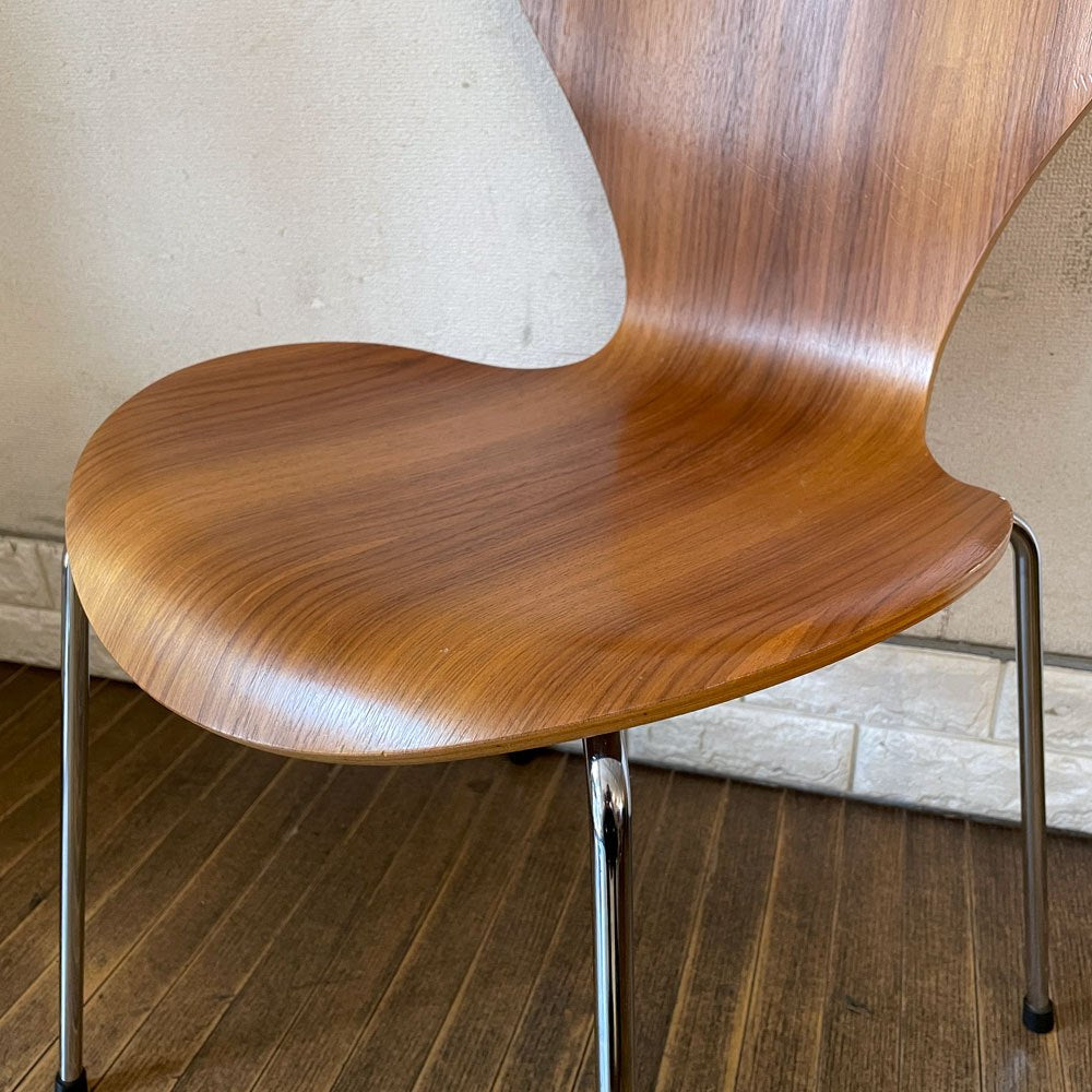 フリッツハンセン Fritz Hansen セブンチェア Seven Chair ダイニングチェア アルネヤコブセン Arne Jacobsen ウォールナット材 北欧家具 A ◎