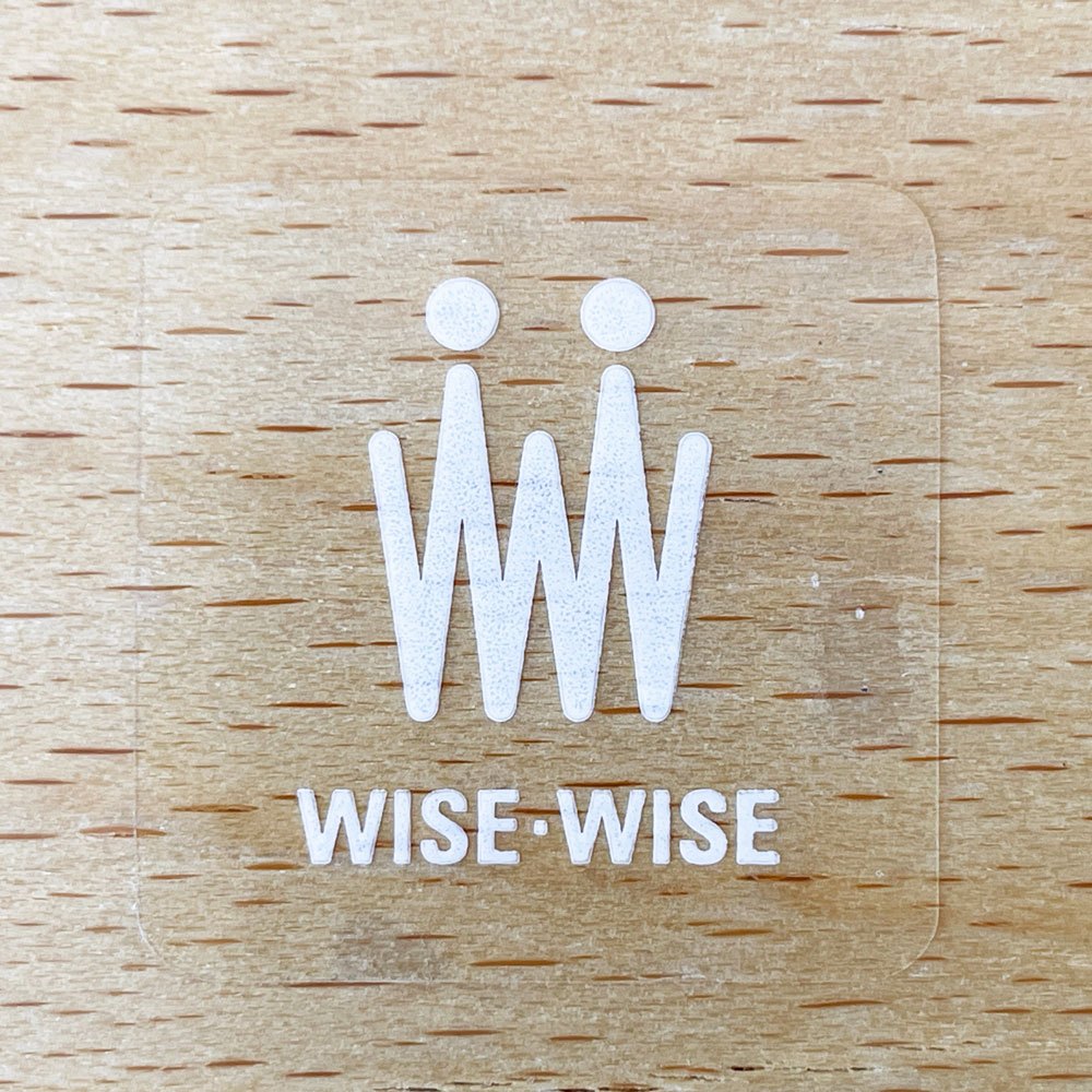 ワイスワイス WISE WISE AS-501B ダイニングテーブル ガラス天板 ビーチ材 プライウッド スクエア W90cm ◇