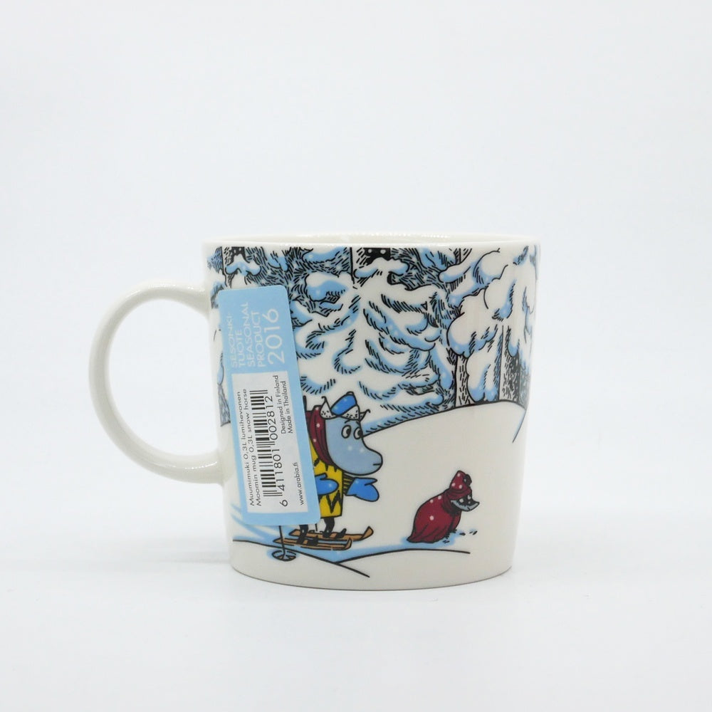 アラビア ARABIA ムーミンマグ MOOMIN スノーホース 2016年 冬限定 フィンランド 北欧食器 箱付き ●