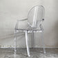 カルテル Kartell ルイゴースト Louis Ghost アームチェア ダイニングチェア クリスタル フィリップスタルク Philippe Starck イタリア ■