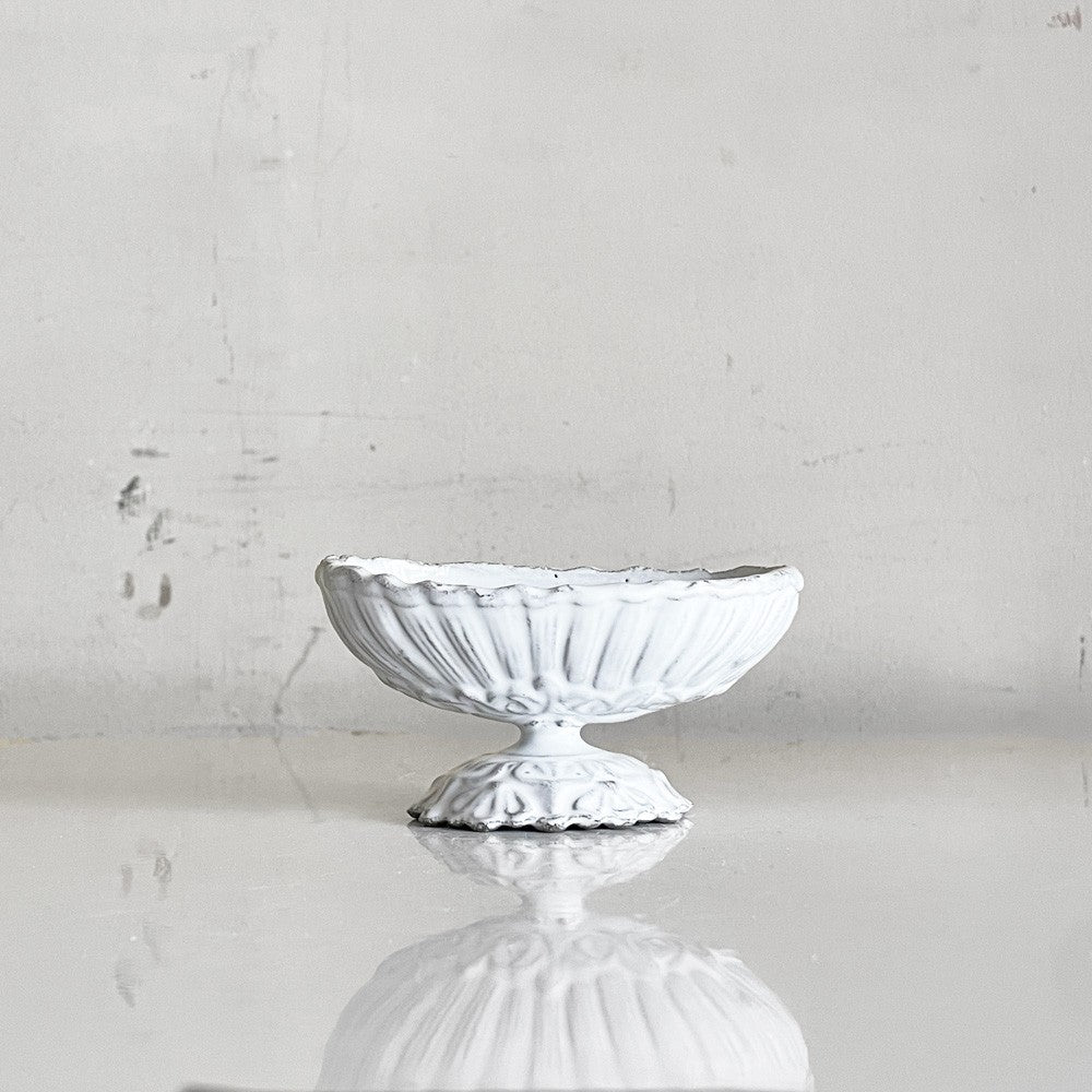 アスティエ・ド・ヴィラット Astier de Villatte シテール Cythere スモールボウルスタンド コンポート W10.5cm 陶器 フランス ■