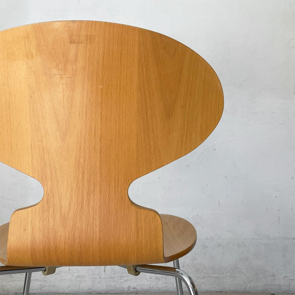 フリッツハンセン Fritz Hansen 3101 アリンコチェア アントチェア 4本脚 ナチュラルビーチ ラッカー仕上げ アルネ・ヤコブセン D ★