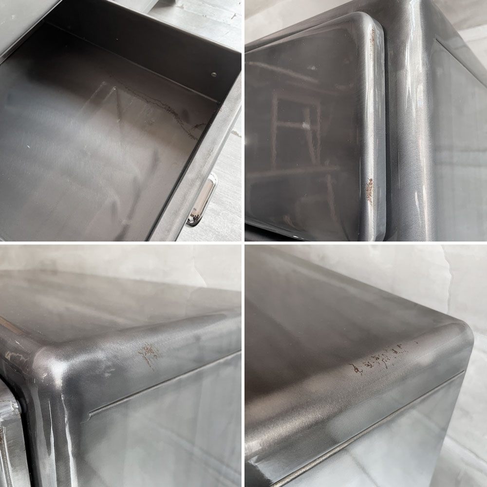 ダルトン DULTON 2カラム バイ 5ドロワーズ 2 COLUMNS BY 5 DRAWERS RAW スチール キャビネット チェスト インダストリアル 定価￥107,800- ♪