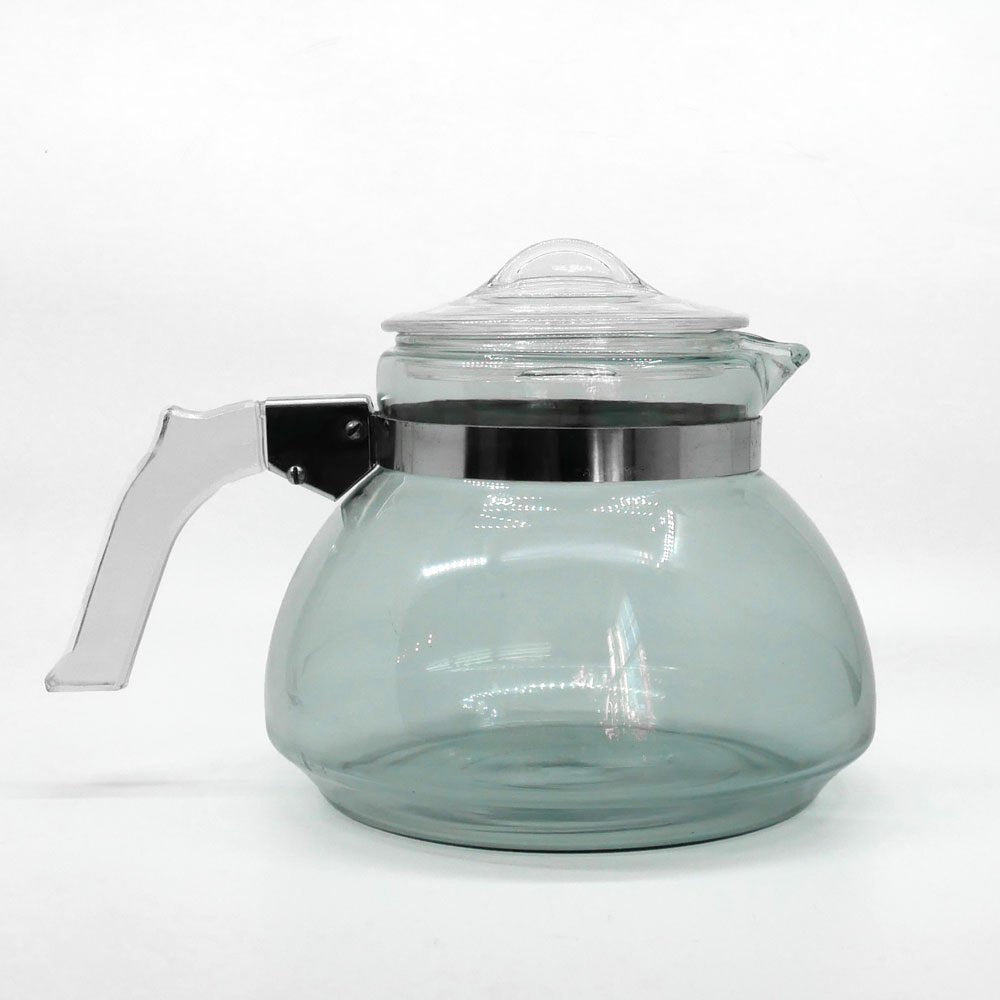 オールドパイレックス OLD PYREX コーニング社 Corning フレームウェア FLAMEWARE 7152 ティーケトル teakettle 10cup ティーポット ガラス  1930年～1940年代 希少初期型 ●