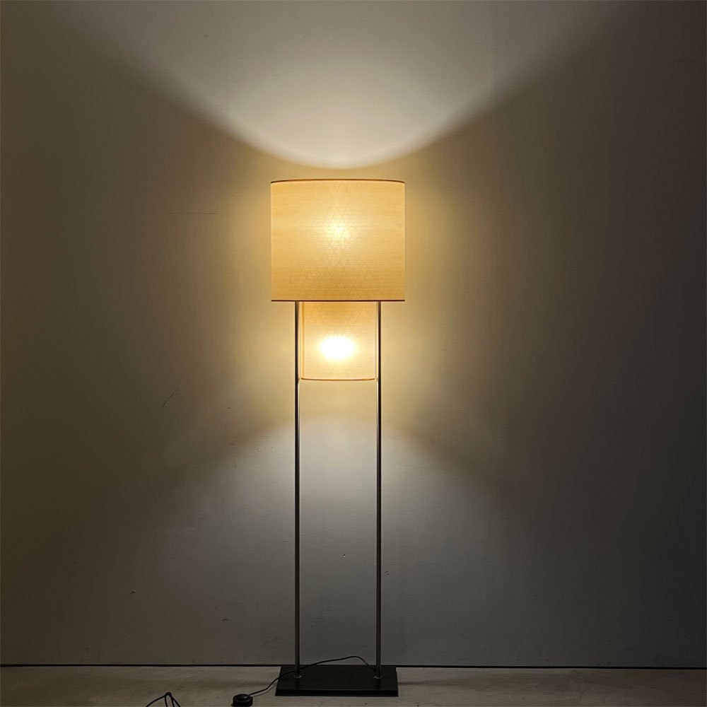 ナツッジ NATUZZI PORZIA フロアランプ スタンドライト 2灯 イタリア 和モダン イタリアンモダン E26 ●