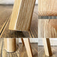 リセノ Re:CENO リバー RIVER Dining Chair ダイニングチェア オーク無垢材 ウレタン塗装 ナチュラルデザイン 定価￥19,900- A ◎