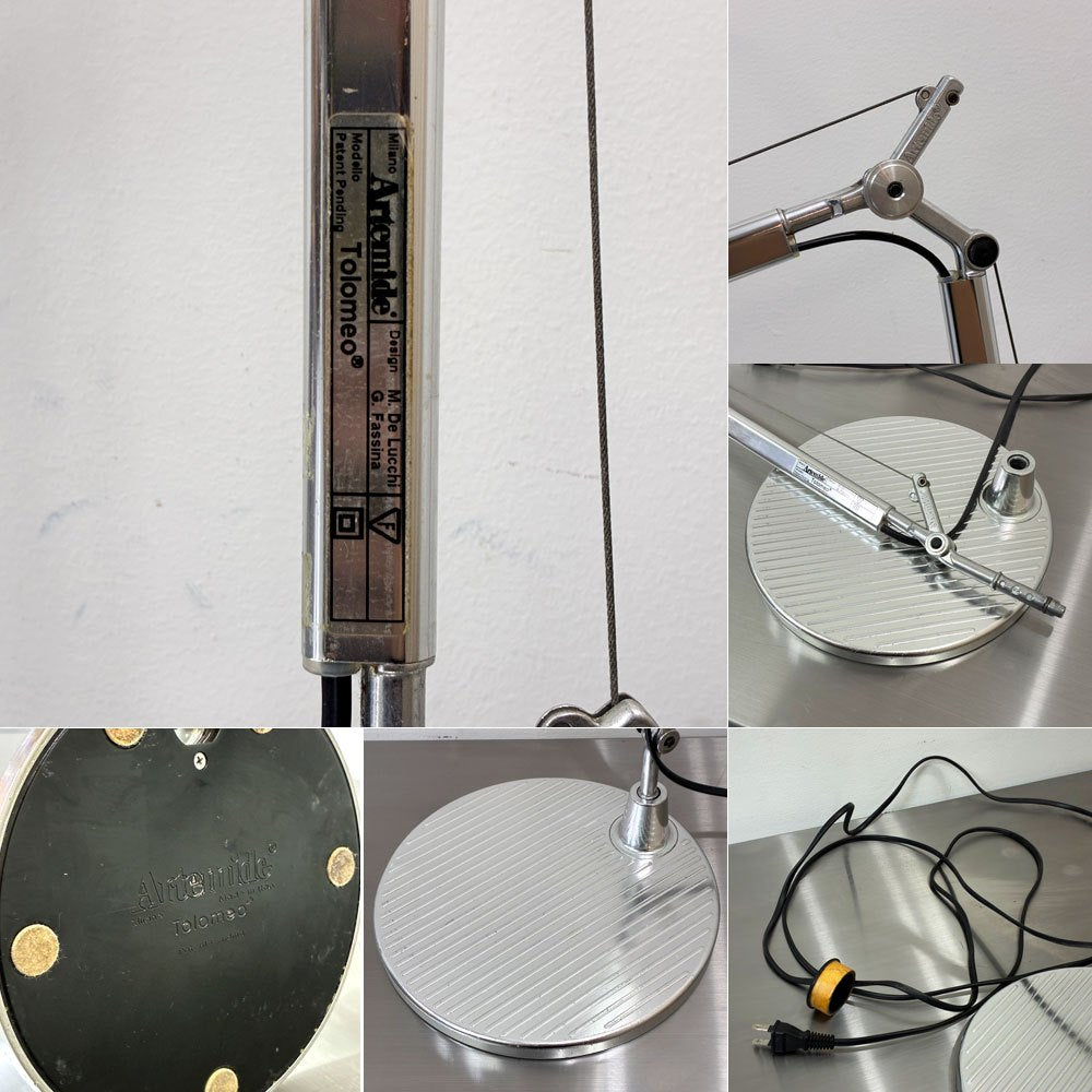 アルテミデ Artemide トロメオ Tolomeo Mini Table テーブルライト アルミシェード スタンドタイプ ミケーレ・デ・ルッキ ●