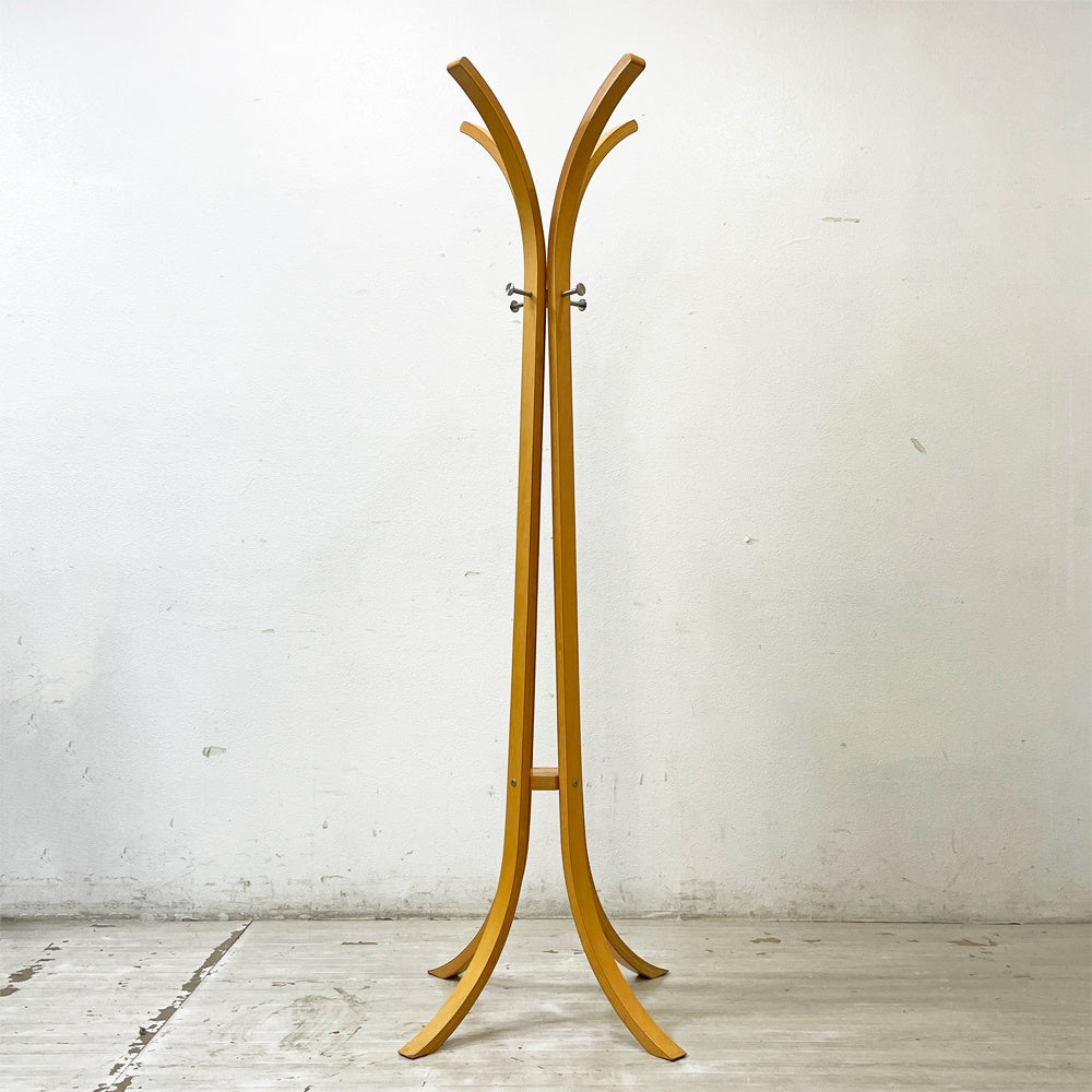 北欧モダンスタイル プライウッド コートハンガー ハンガーラック ポールハンガー 曲げ木 帽子掛け アクタス ACTUS取扱 ●