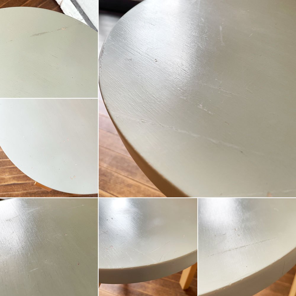アルテック artek スツール60 Stool60 3本脚 バーチ材 パイミオ グリーンラッカー アルヴァ・アアルト フィンランド 北欧家具 定価￥46,200- ◎
