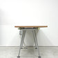 ハーマンミラー Herman Miller アバックエンバイロメンツ ABAK ミーティングテーブル デスク ワークテーブル W140cm ウッドカラー ケーブルスパイン付き ティム・ウォレス ◎