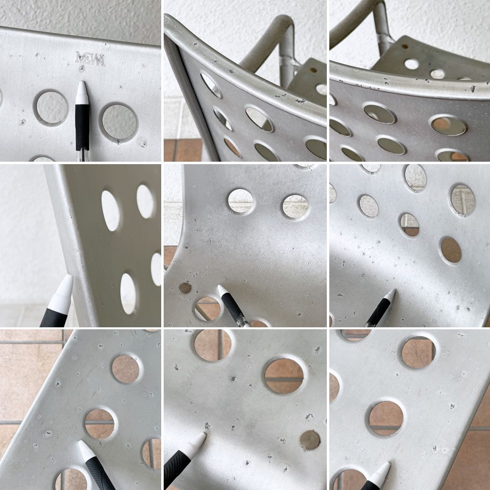 MEWA ビンテージ Vintage ランディチェア Landi Chair アルミニウム ハンス・コレー Hans Coray スイス 希少 ◇