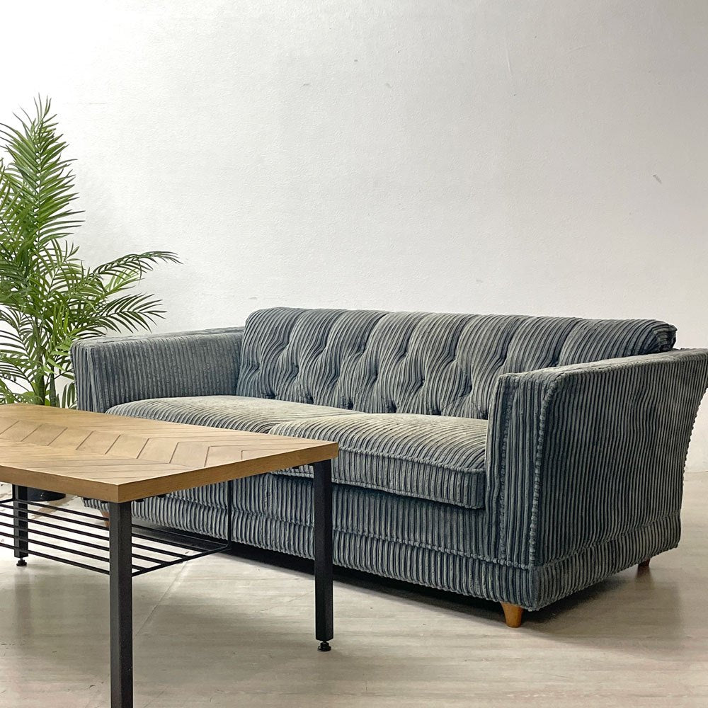 アクメファニチャー ACME Furniture レイクウッド ソファ LAKE WOOD SOFA 2シーター ファブリック ブルーグレー 定価\268,950- ●