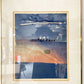内間安瑆 ANSEI UCHIMA 版画作品 Aerial Night 1964年 No.12/30 額装品 ★