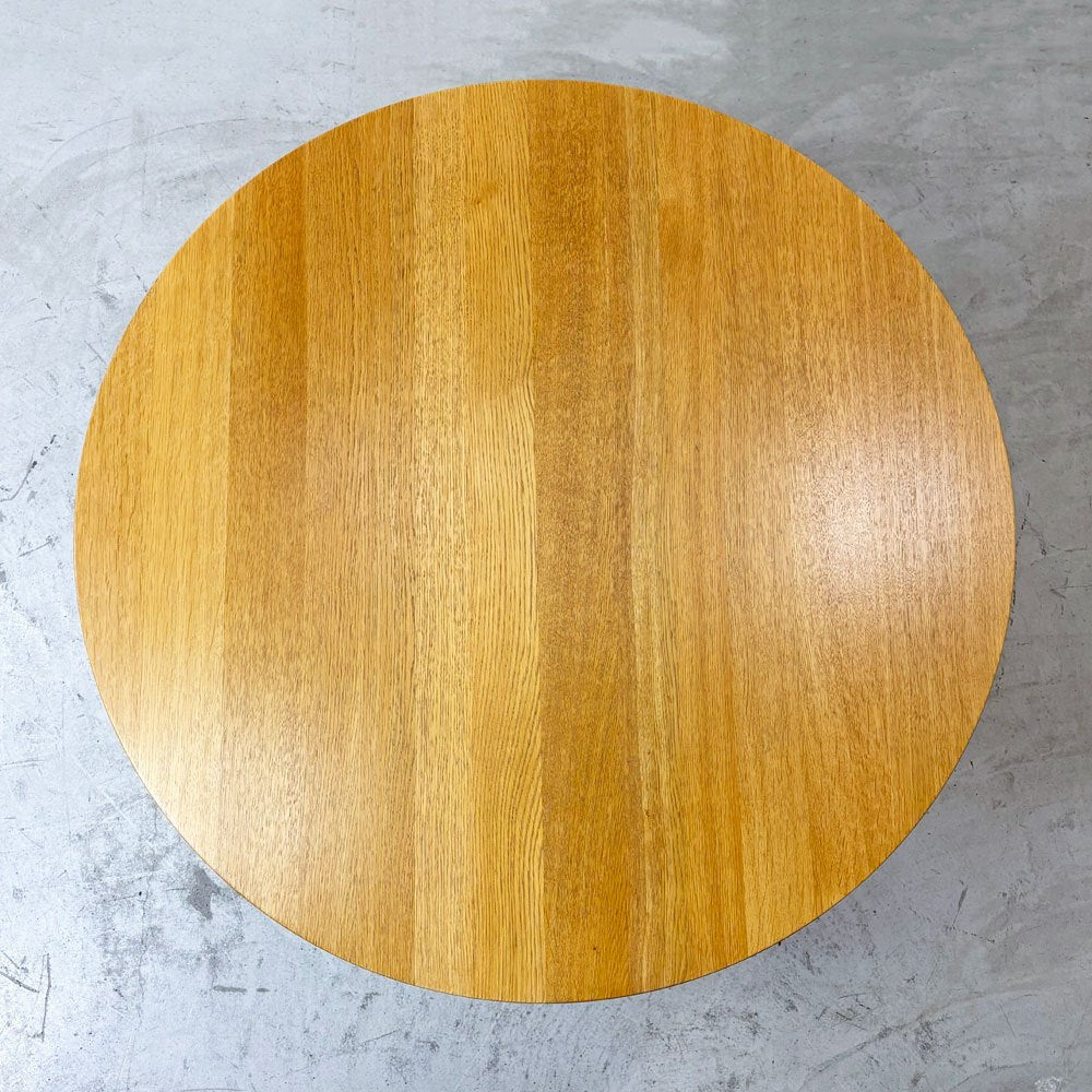 ヴィトラ vitra ゲリドン Gueridon ダイニングテーブル ラウンド ナチュラルオーク 無垢材 Φ105cm ジャン・プルーヴェ 定価399,300円 ●