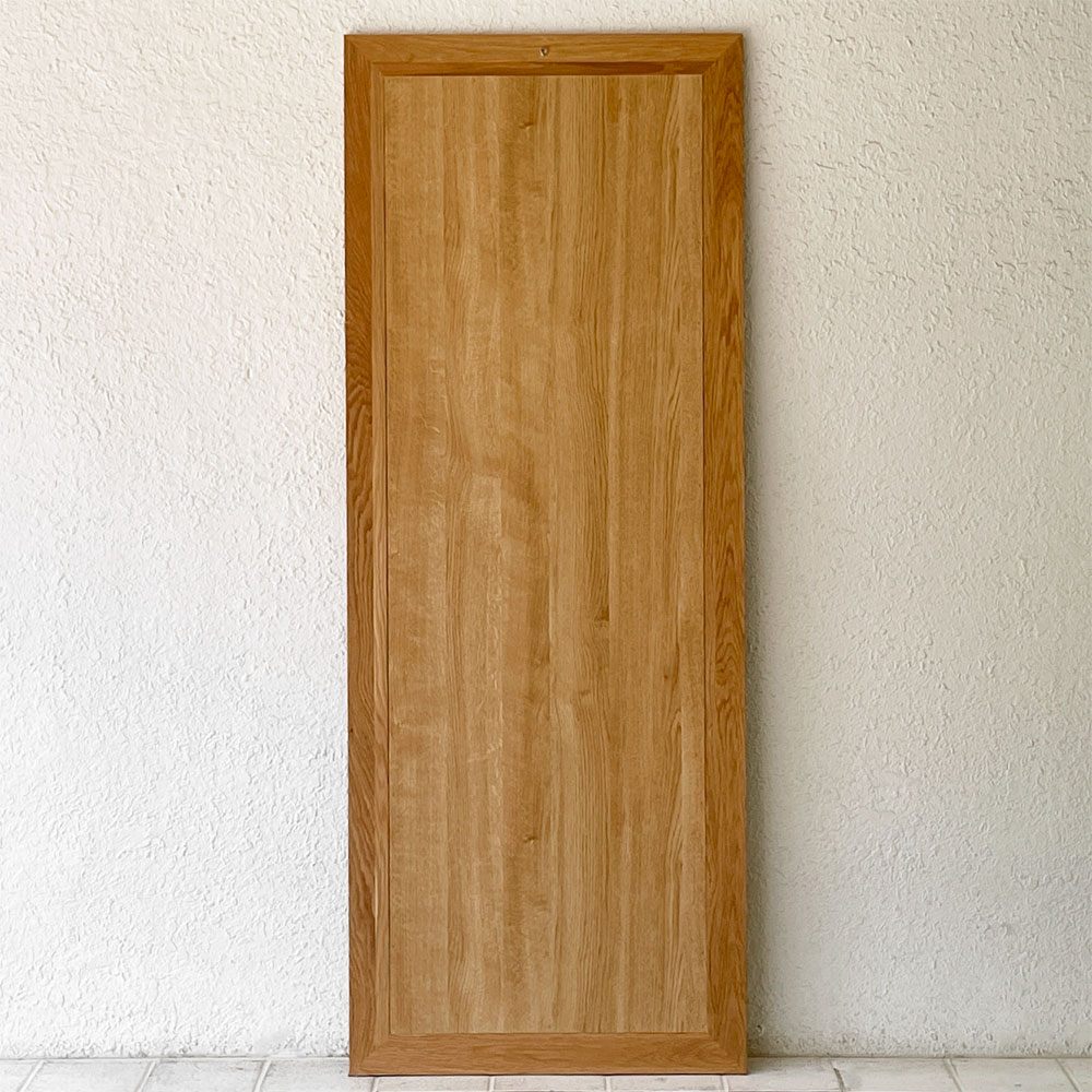 高野木工 TAKANO MOKKOU プレーンミラー PLANE MIRROR 69MEDIUM WHITE OAK オーク無垢材 姿見 全身鏡 H180cm ナチュラデザイン 定価￥66,000- ◇