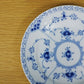 ロイヤルコペンハーゲン ROYAL COPENHAGEN ブルーフルーテッド ハーフレース プレート 15cm 北欧食器 B ◎