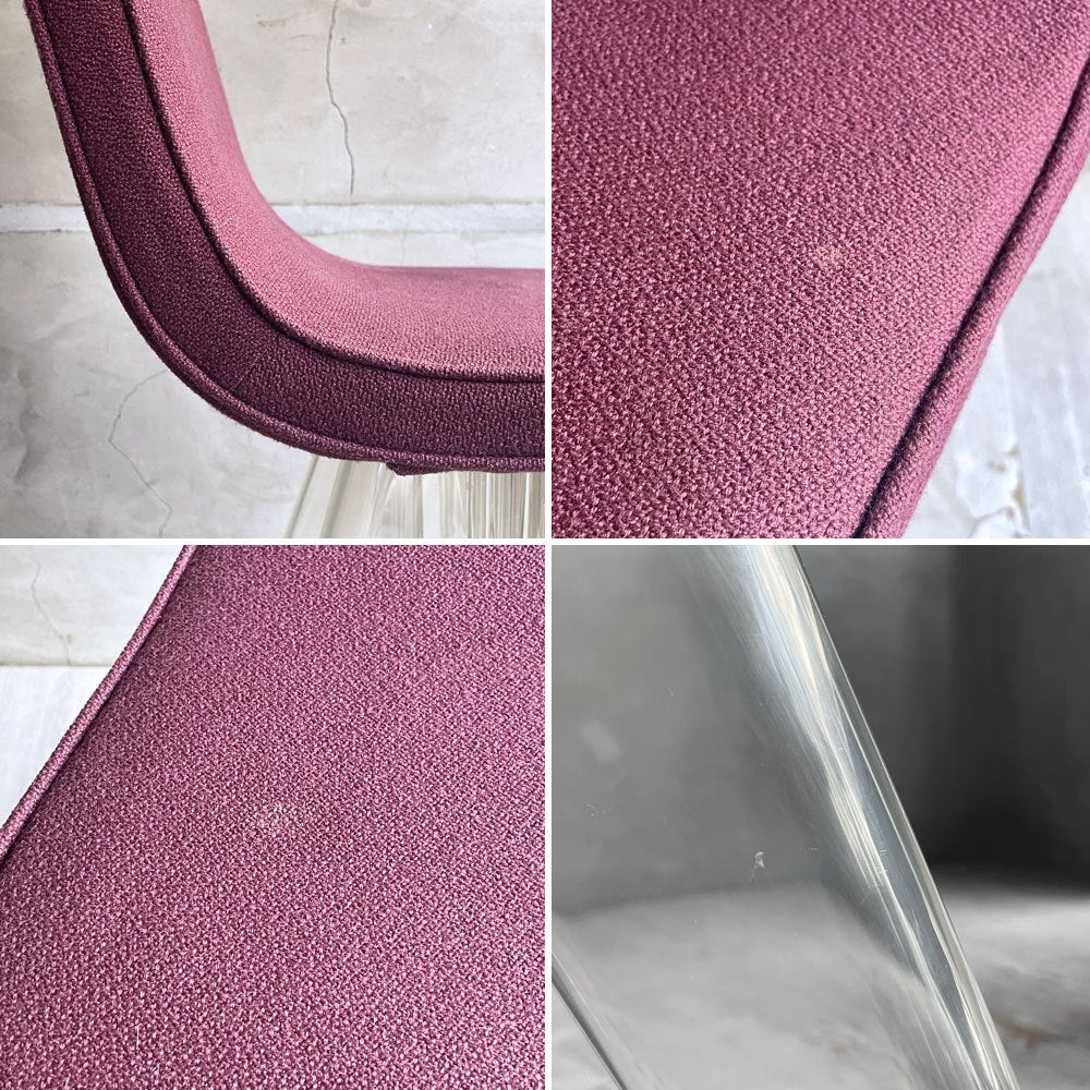 アウトデザイン OUT DeSIGN×ワーズウィズ Waazwiz マペルチェア Mapell chair ファブリック ポリカーボネート脚  黒川勉 限定品 ♪