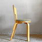 アルテック artek チェア66 CHAIR66 ダイニングチェア ナチュラルラッカー バーチ材 ファブリックシート アルヴァ・アアルト フィンランド 北欧家具 ビンテージ A ■