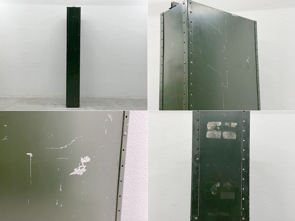 US ビンテージ インダストリアル スチール ファイリングキャビネット US Vintage Steel File cabinet ファイリングシステム 書庫 什器 〓