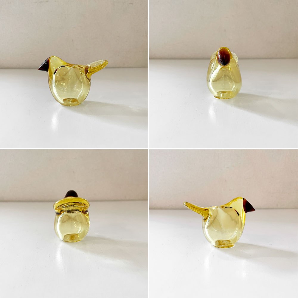 イッタラ iittala バーズバイトイッカ Birds by Toikka シエッポ Sieppo レモン×コッパー 箱付 オイバ・トイッカ イッタラバード 定価￥41,800- ◎