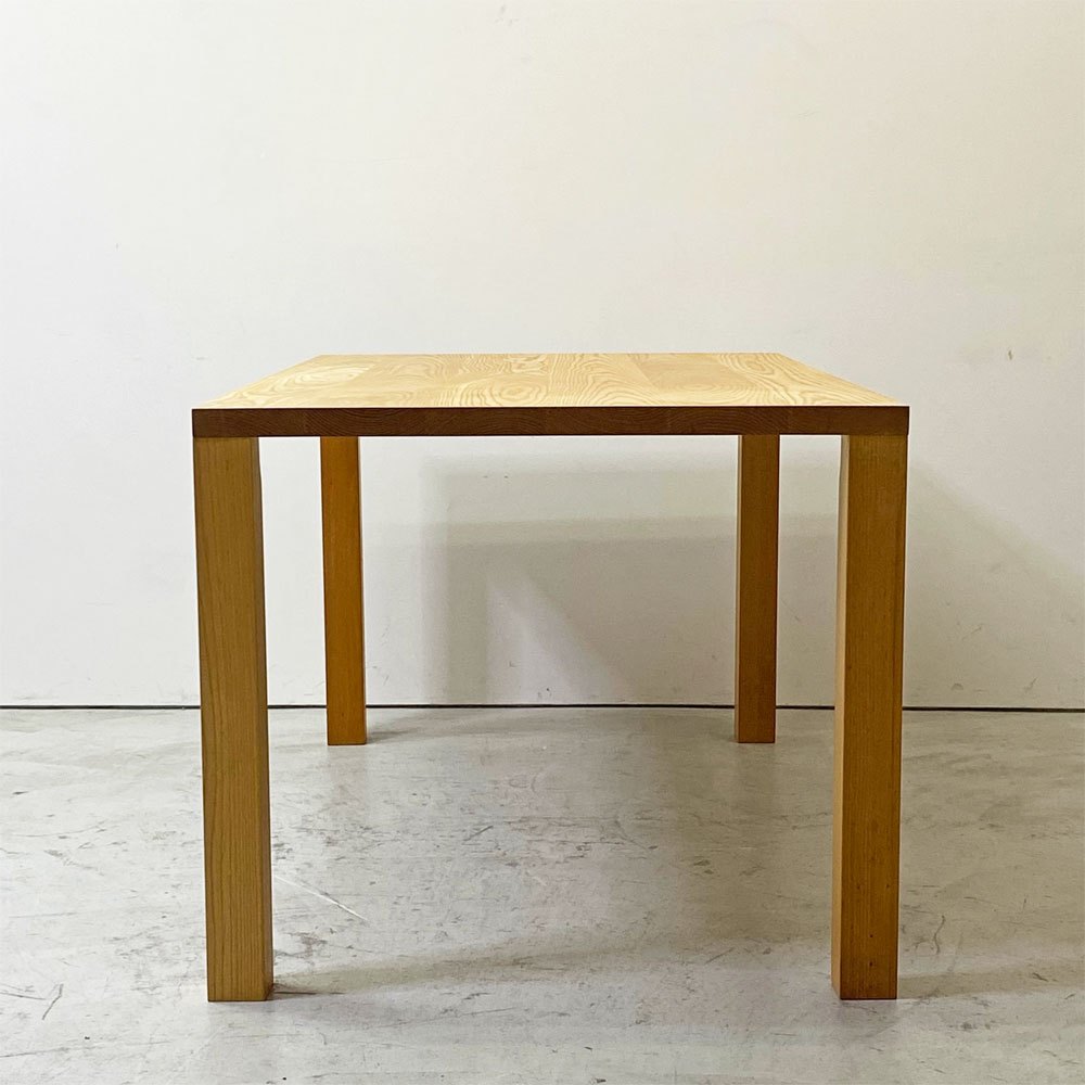 アンプ インテリアデザイン ANP INTERIOR DESIGN ダイニングテーブル アッシュ無垢集成材 ナチュラル W150cm 国産家具 ●
