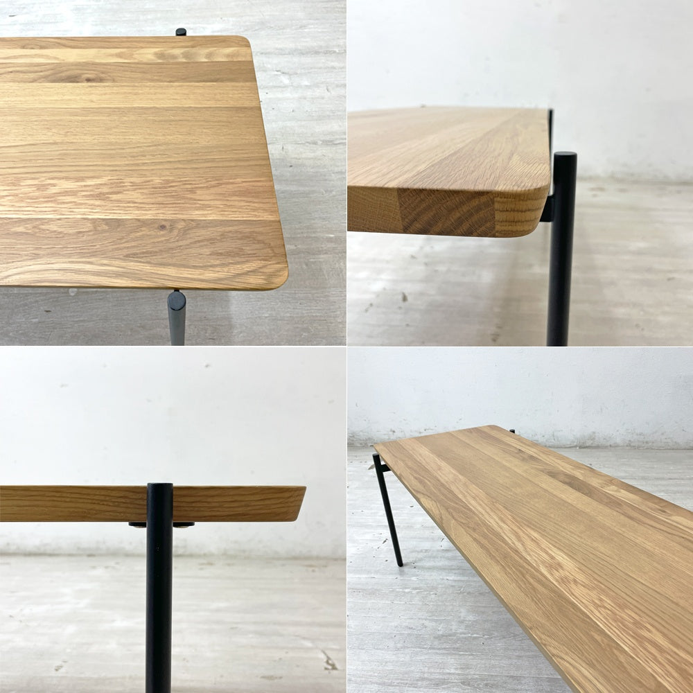 ノーウェアライクホーム NOWHERE LIKE HOME リクトⅡ センターテーブル オーク材 w110cm 関家具 北欧モダン 展示未使用品 ●