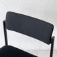 アスコ ASKO キキチェア KIKI CHAIR ダイニングチェア スチール ファブリック ブラック イルマリ・タピオヴァーラ フィンランド 北欧家具 ビンテージ ◇