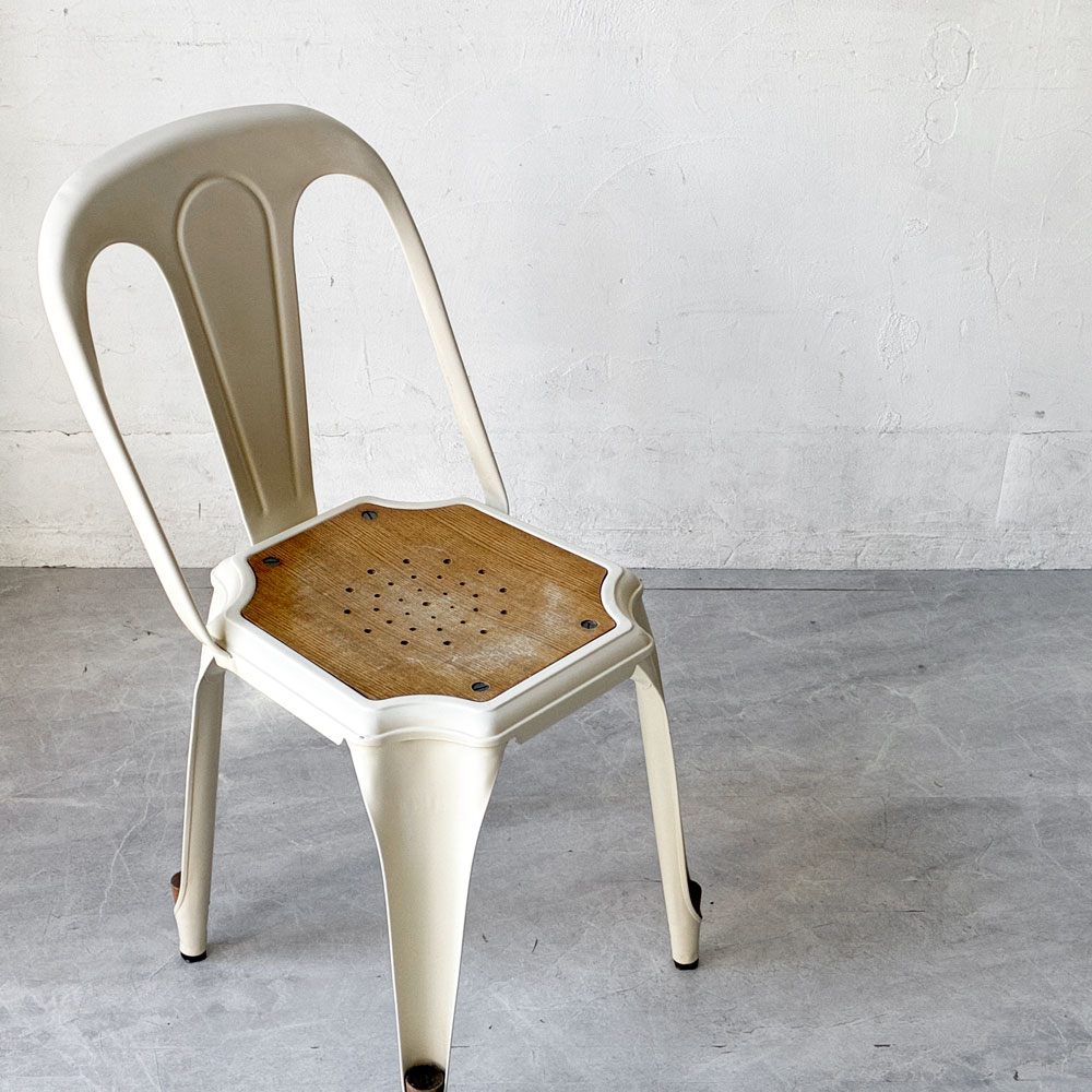 ノーザンオハイオインダストリアル Northern Ohio Industrial マルチプルズチェア Multipls Chair ダイニングチェア スタッキング マットホワイト インダストリアルデザイン A ★