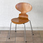 フリッツハンセン Fritz Hansen アントチェア 4本脚 ナチュラルビーチ ラッカー アルネ・ヤコブセン 北欧家具 ビンテージ ◇