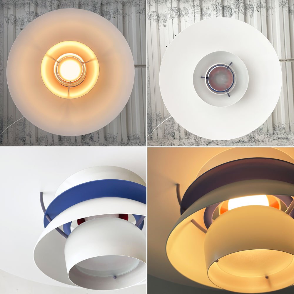 ルイスポールセン Louis Poulsen PH5 ホワイト ペンダントライト ポール・ヘニングセン Poul Henningsen デンマーク 美品 ★