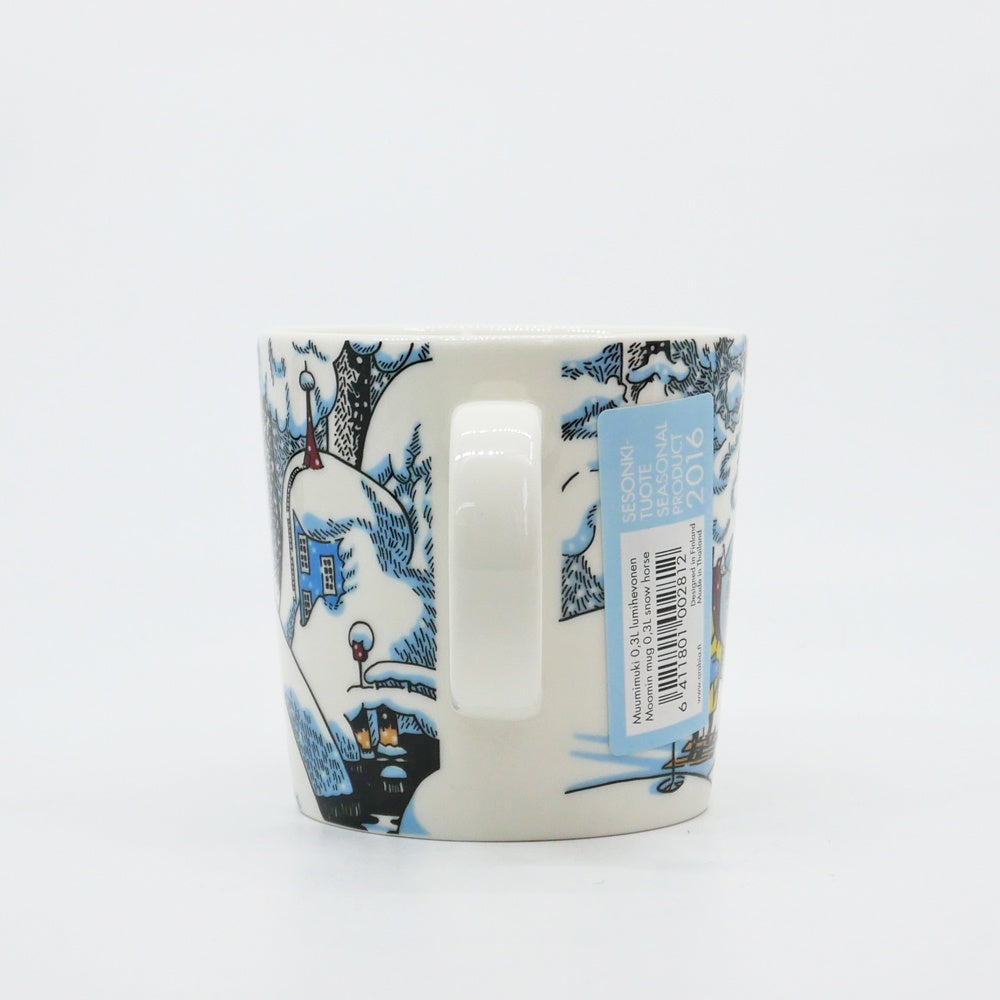 アラビア ARABIA ムーミンマグ MOOMIN スノーホース 2016年 冬限定 フィンランド 北欧食器 箱付き ●