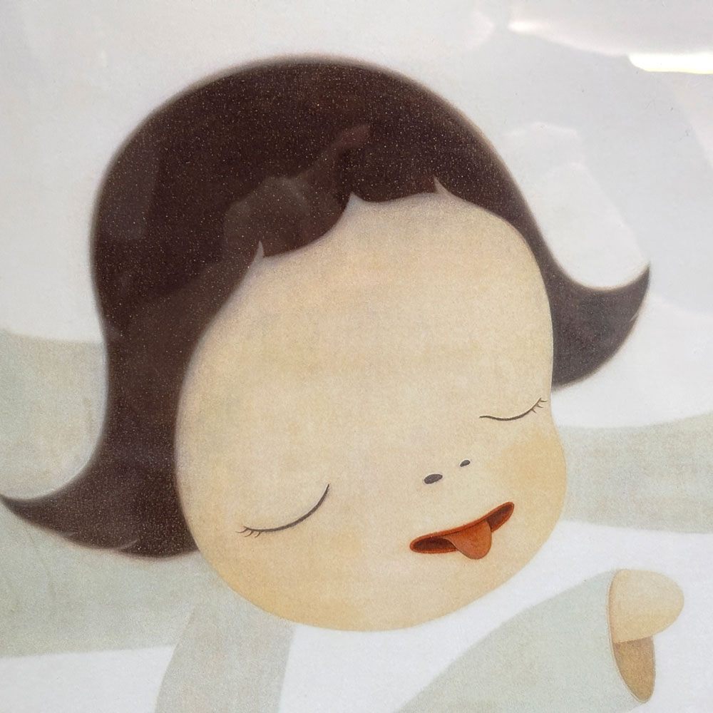 N’s YARD 奈良美智 ポスター Princess of Snooze 52.5×74cm 額装品 ●