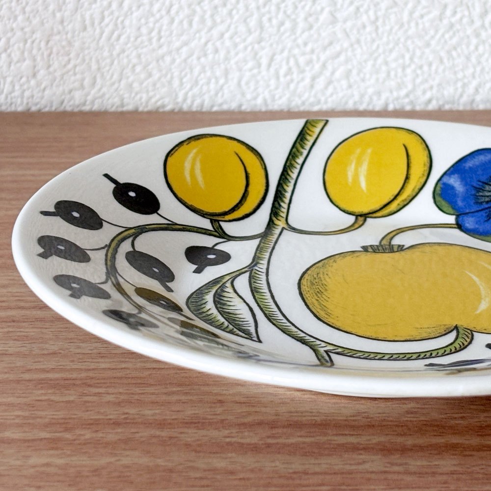アラビア ARABIA パラティッシ PARATIISI プレート 17cm 1969-71年 初期ロゴ フィンランド ビンテージ 北欧食器 ◇
