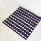 マリメッコ marimekko ラシィマット Rasyamatto クッションカバー ネイビー ピンク マイヤ・ロウエカリ コットン 廃番カラー 50×50cm 北欧 A ■