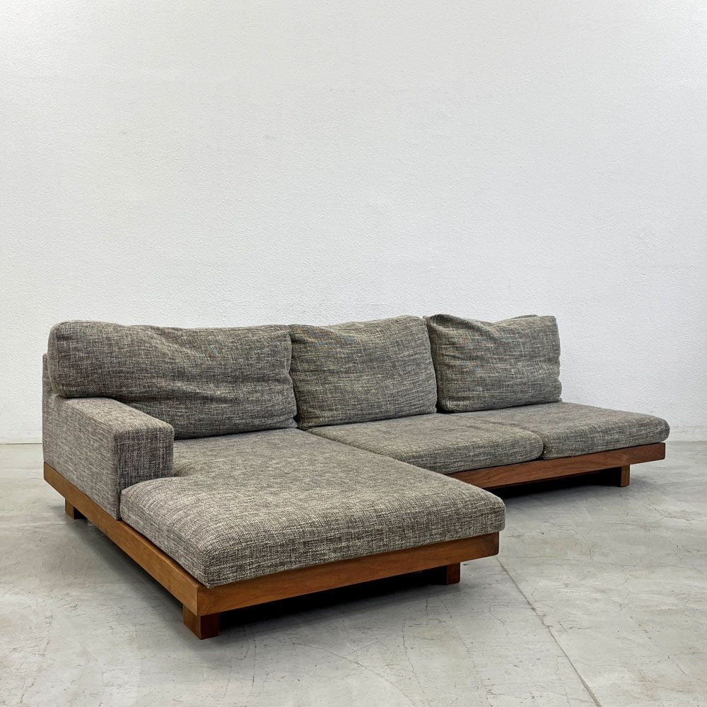 マスターウォール MASTERWAL デニッシュ ソファ DANISH SOFA 2シーター + カウチソファ ウォールナット無垢材 アカセ木工 〓