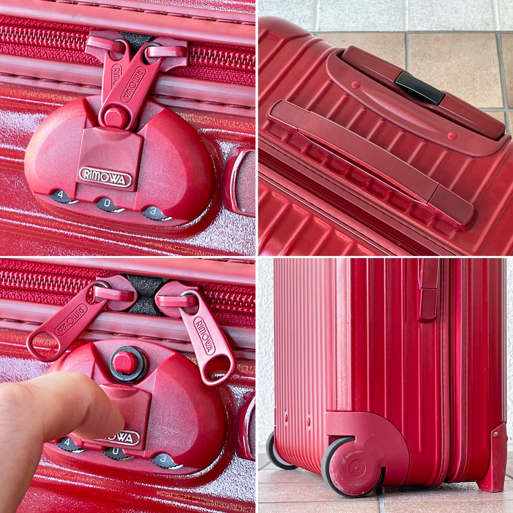 リモワ RIMOWA サルサ SALSA スーツケース ポリカーボネート キャリーバッグ レッド 63L 2輪  ◇